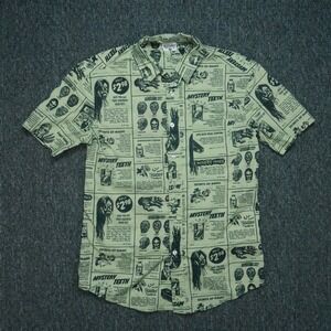Creepy Co Shirt Mens Extra Small Green Monsters Short Sleeve Lightweight XS